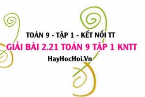 Bài 2.21 trang 42 Toán 9 tập 1 Kết nối tri thức: Tìm nghiệm của bất phương trình